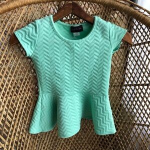Kids Can't Miss Girls Peplum top